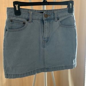Light jean skirt